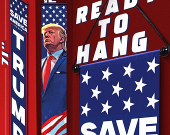 Adesivi E Decalcomanie Trump 2024 - Trump 2024 Take America Back - Foto 5