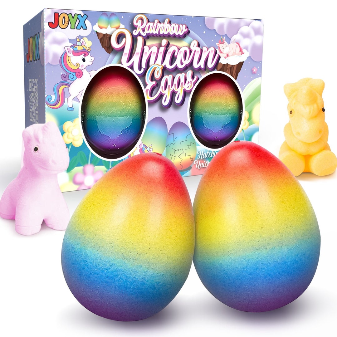Joyx Pack Unicorn Growing Hatching Easter Eggs for Girls Boys