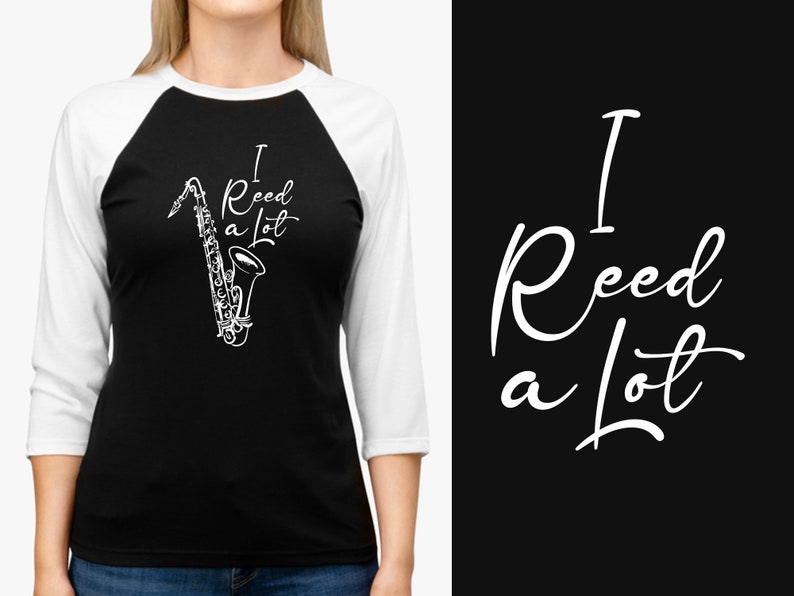 instrument illustration gift for her him I Reed a Lot funny gift T-shirt for saxophone player Gift for music lovers saxophonist shirt