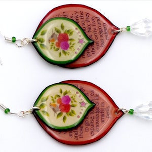 Pendientes Funny Girl "Jane Eyre & Brontë" plata de ley