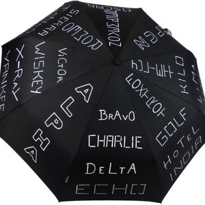 Parapluie Epsilon " X-Ray " Alphabet International de l'OTAN.