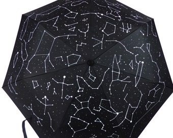 Omega umbrella "Constellations" black and white.