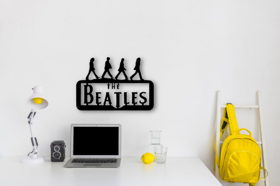 The Beatles Music Metal Wall Art Metal Wall Decor Metal Etsy