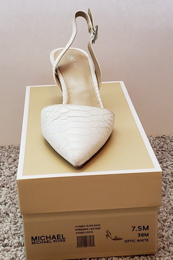 Michael Kors Women's Optic White Sandal/Pumps