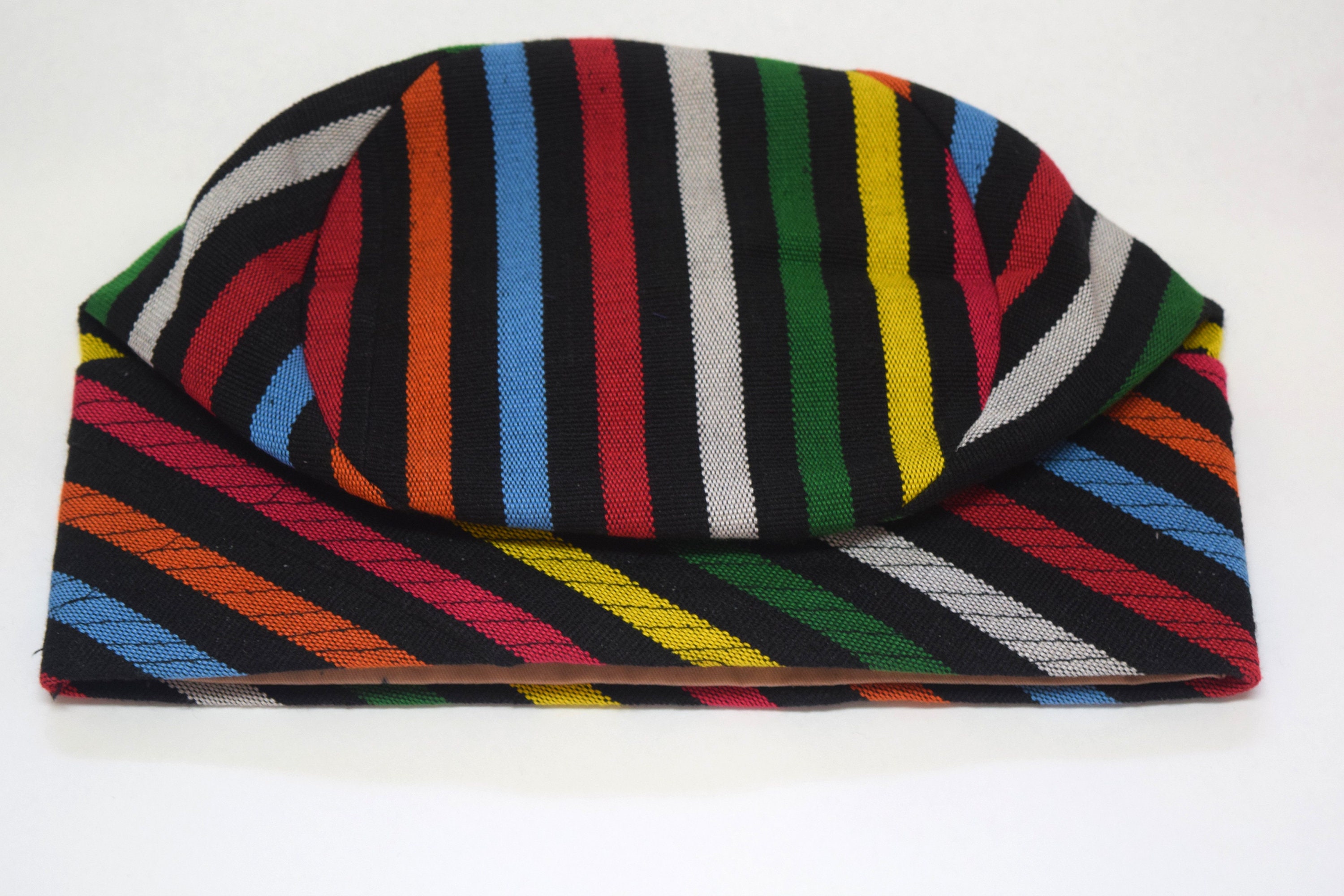 African Men Hat Aso Oke Hat Kufi Hat Nigerian Yoruba fila Etsy