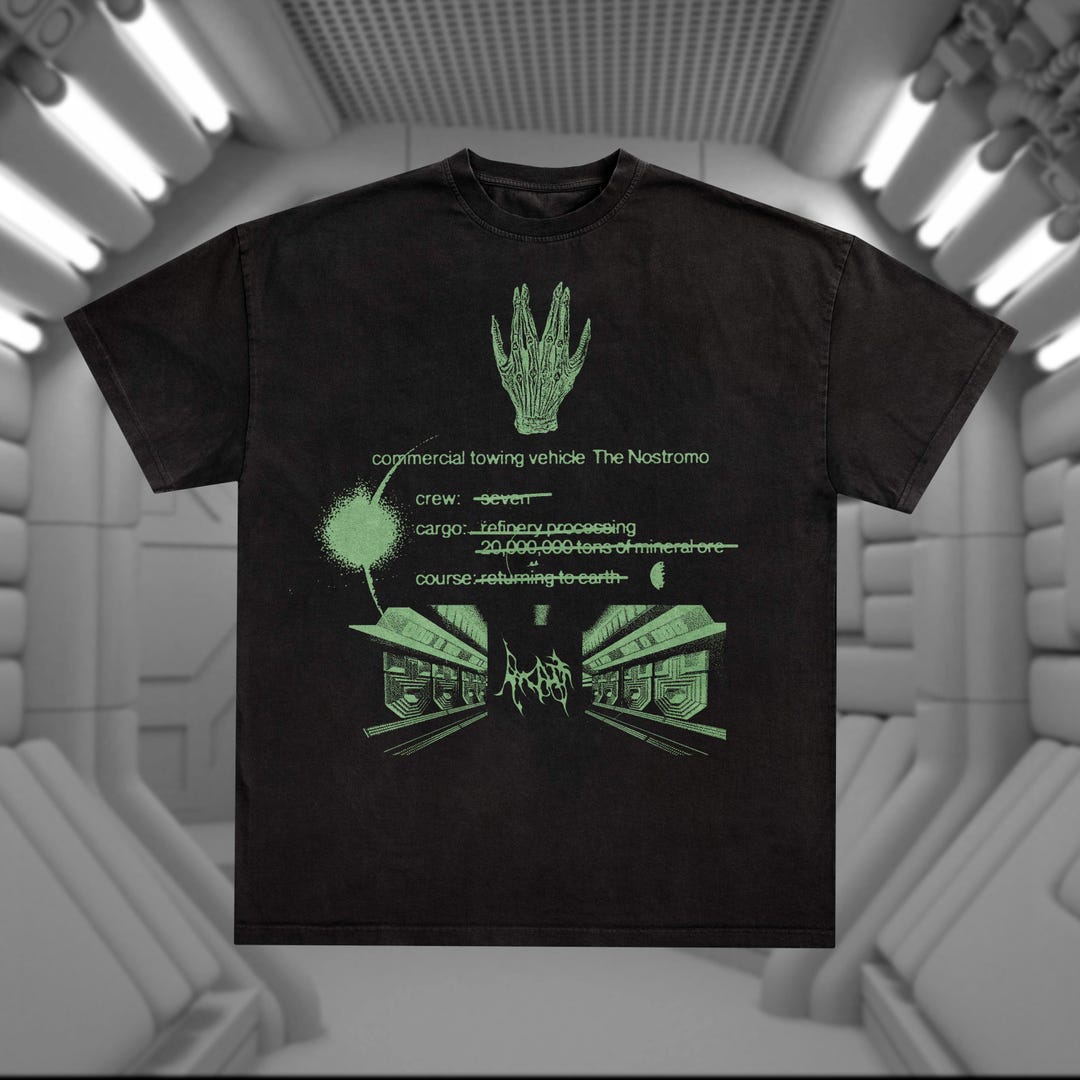 Alien Movie Shirt 1979 - Nostromo | Retro Sci-fi Horror Tee | Unisex ...