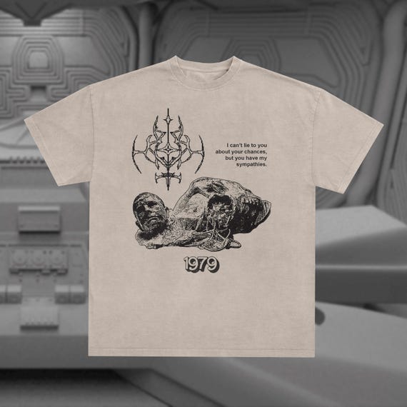 Alien Movie Shirt 1979 Droid | Retro Sci-Fi Horror Tee | Unisex Vintage Style T-Shirt