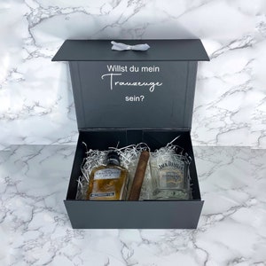 Trauzeugen Geschenk I Trauzeugen fragen I Geschenkbox Mann zum selber befüllen I Geschenkbox personalisiert