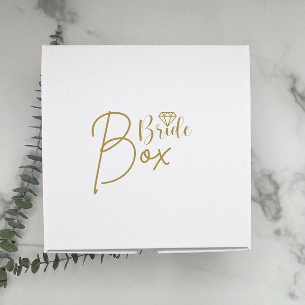 Bride box to fill yourself - Bride to be Box- Gift box for the bride- Gift for the girlfriend- Bride Box