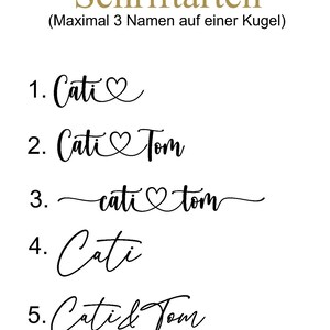 Schriftarten in verschiedenen Varianten.