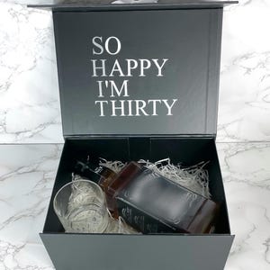30. Geburtstag I Geschenkbox Mann zum selber befüllen I 30. Geburtstag Mann