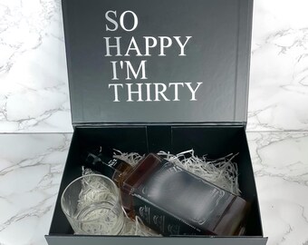 30th Birthday I Gift box for men to fill yourself I 30th Birthday Man