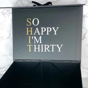 So happy im thirty, personalsierte geschenkbox mann, 30. geburtstag