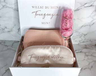 Trauzeugin fragen I Trauzeugin Geschenk I Trauzeugin Geschenkbox I Brautjungfern fragen I Brautjungfern Geschenk