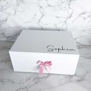 30. Geburtstag Geschenkbox Frau zum selber befüllen Geburtstagsgeschenk Freundin Rosa