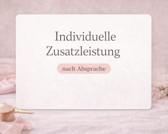 Individual additional service