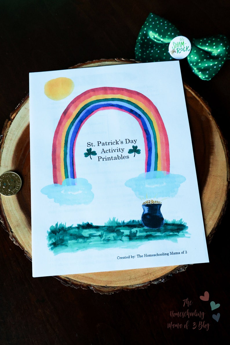 Patrick/'s Day Activity Printables The Homeschooling Mama of 3 St