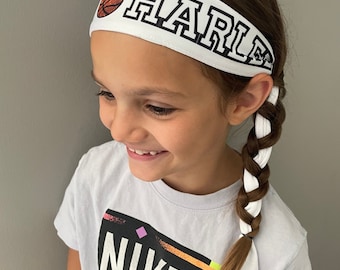 Personalized Sports Tie Headbands