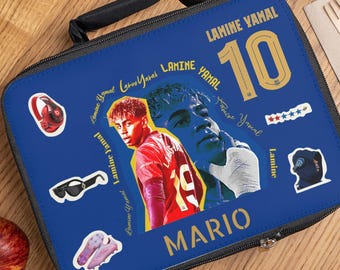 Lamine Yamal Lunch Box Bag, Insulated Lunch Bag, Lunch Bag for Kids, Sports Fan Gift