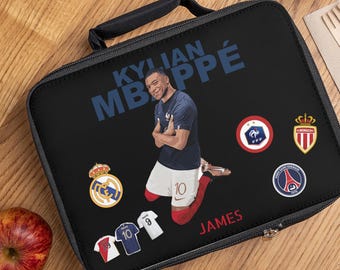 Geïsoleerde lunchtas Kylian Mbappé: cadeau voetbalfan