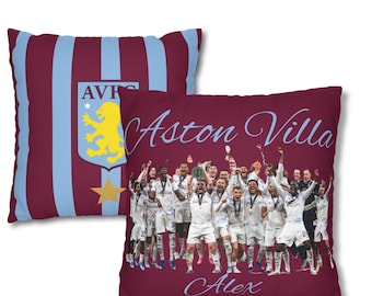 Aston Villa  Pillow - Customized Product  - Square Pillow Case - Soccer Fan Gift
