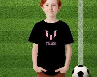 Messi Soccer Tshirt for Kids -  Messi 10 T-Shirt - Messi Miami T-Shirt - 100% Cotton™ Tee