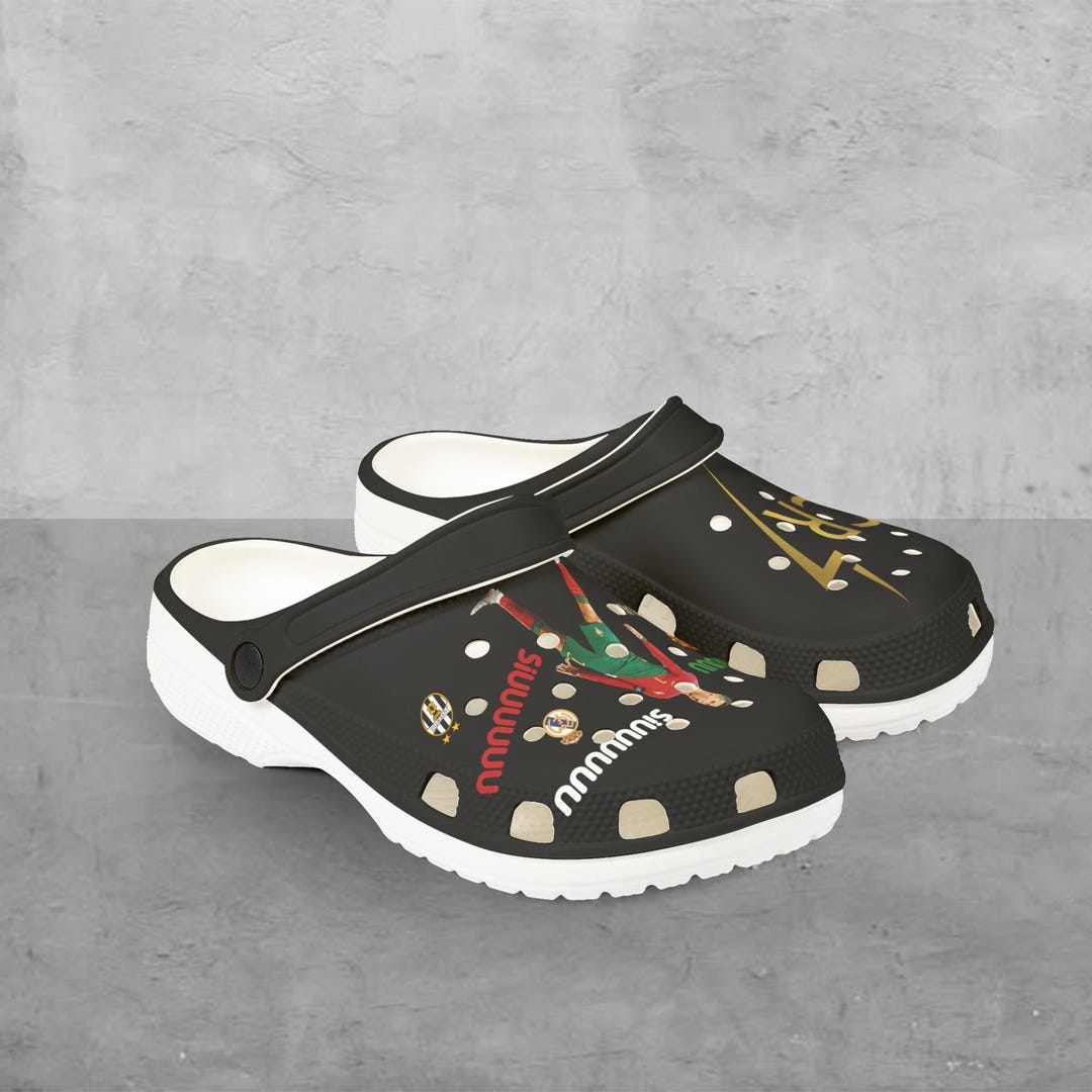 Ronaldo Clogs Foam Rubber Shoes Soccer Fan Gift Ronaldo Gift - Etsy