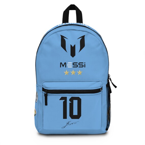 Messi Backpack With Your Name Custom Gift Children s Soccer Backpack stickers Design Great Quality Sports School Bag Etsy