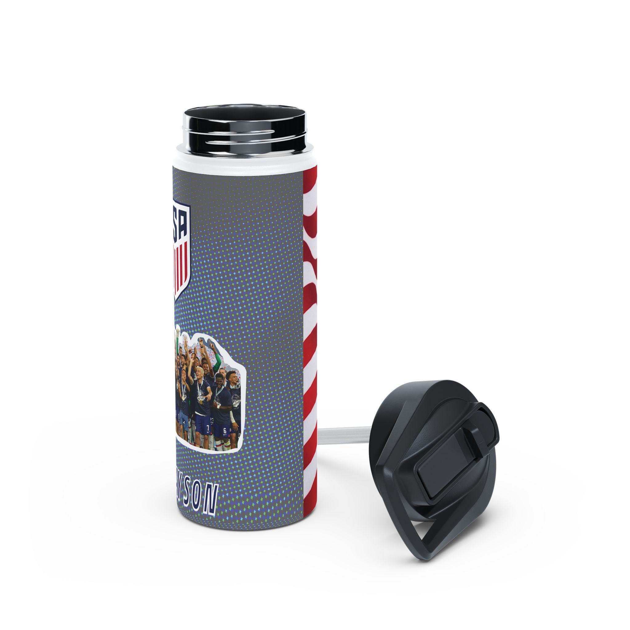 USA Soccer Worldcup 2026 Team Stainless Steel Water Bottle With