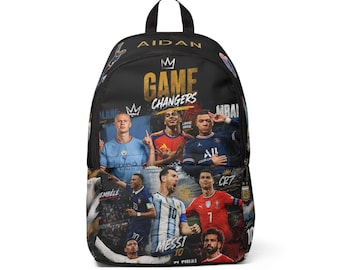 Soccer Stars Small Backpack - Customized with Name - Famous Players Worldcup 2026