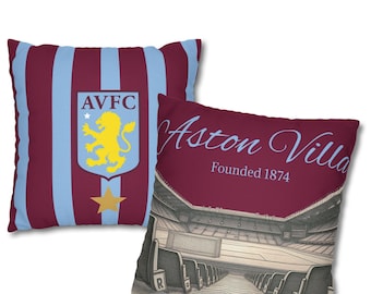 Aston Villa Stadium Design Pillow Case - Customized Product  - Square Pillow Case - Soccer Fan Gift