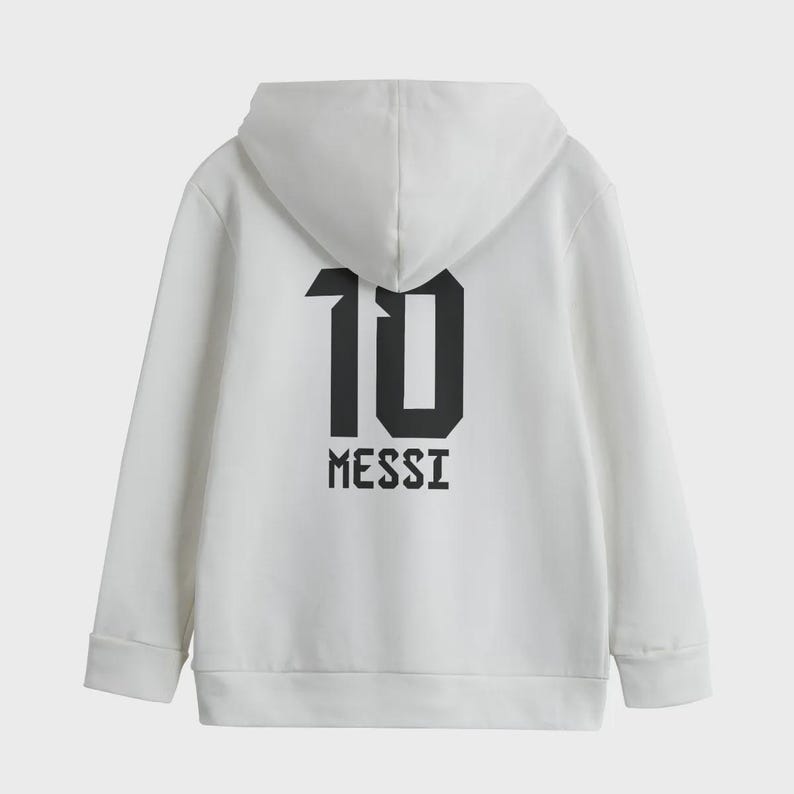 Messi Youth Heavy Blend Hooded Sweatshirt - Kids Christmas Soccer Fan Gift image 4