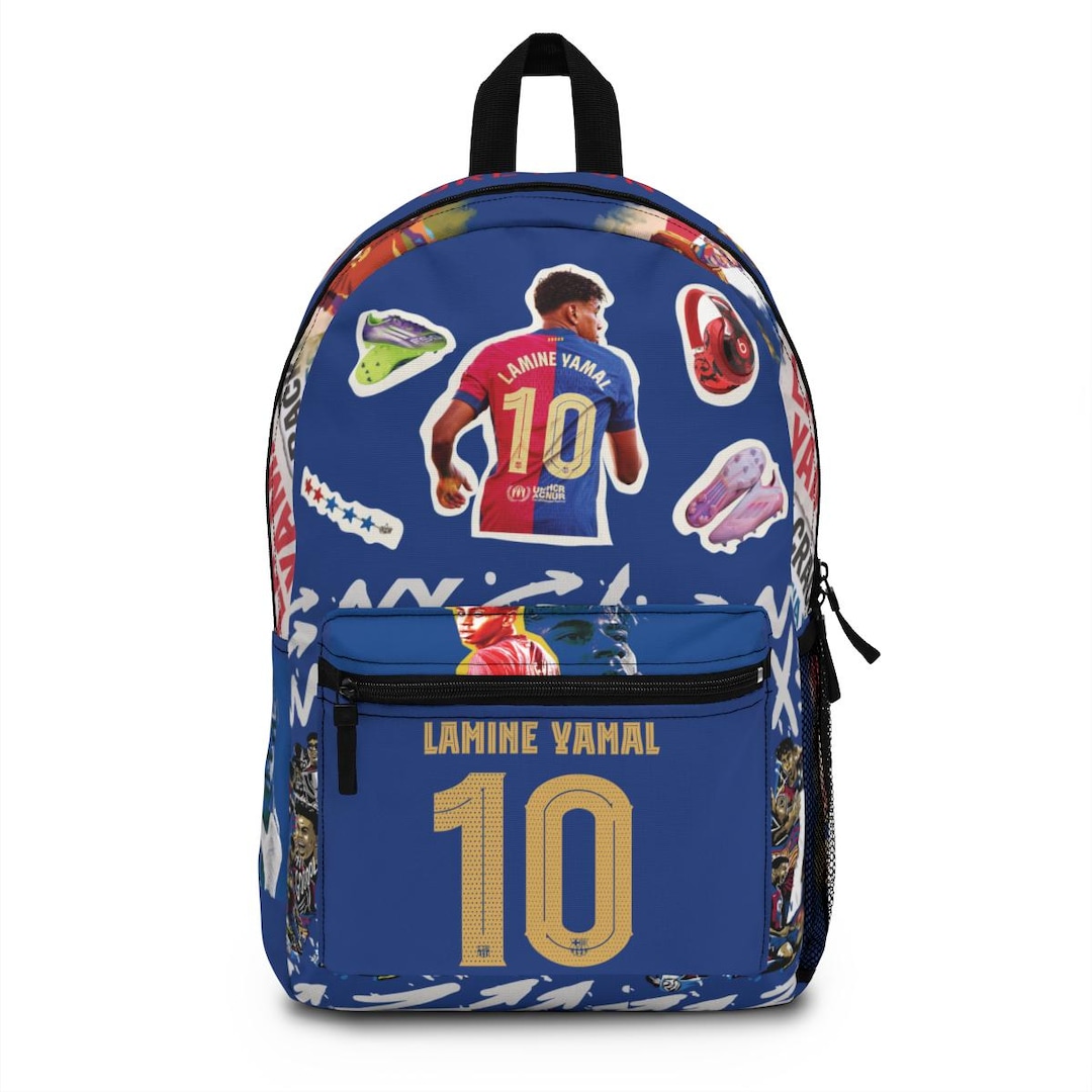 Lamine Yamal Soccer Backpack - Personalized School Bag, Soccer Fan