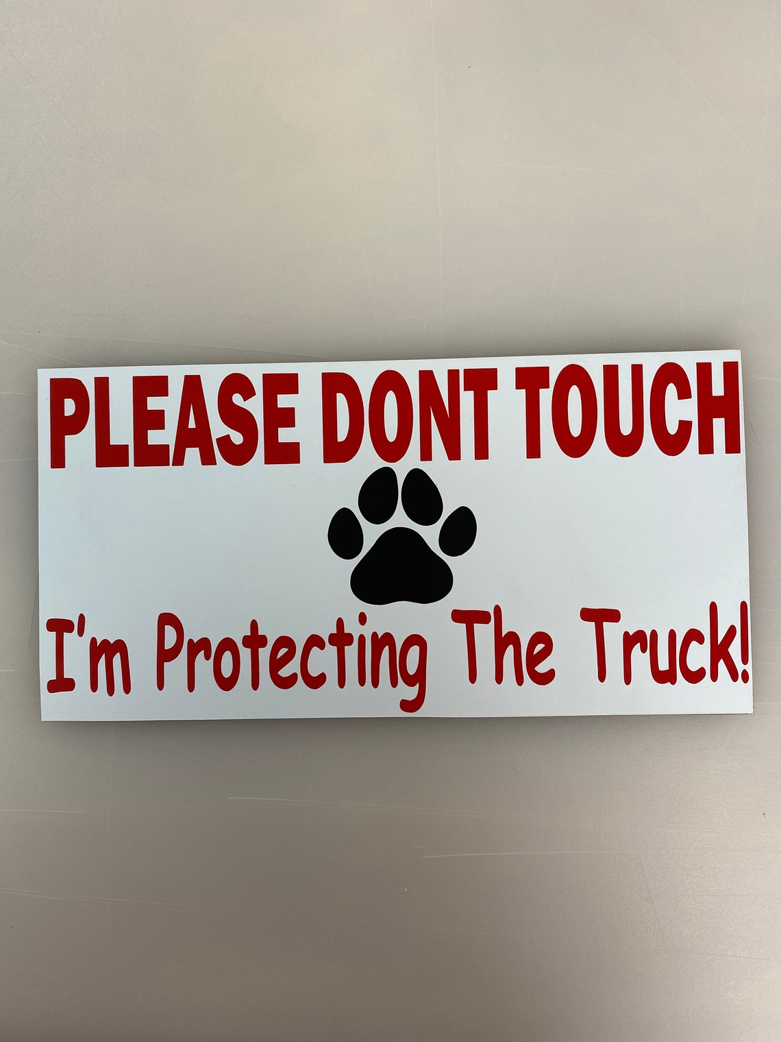 Please Dont Touch Dog Car Etsy