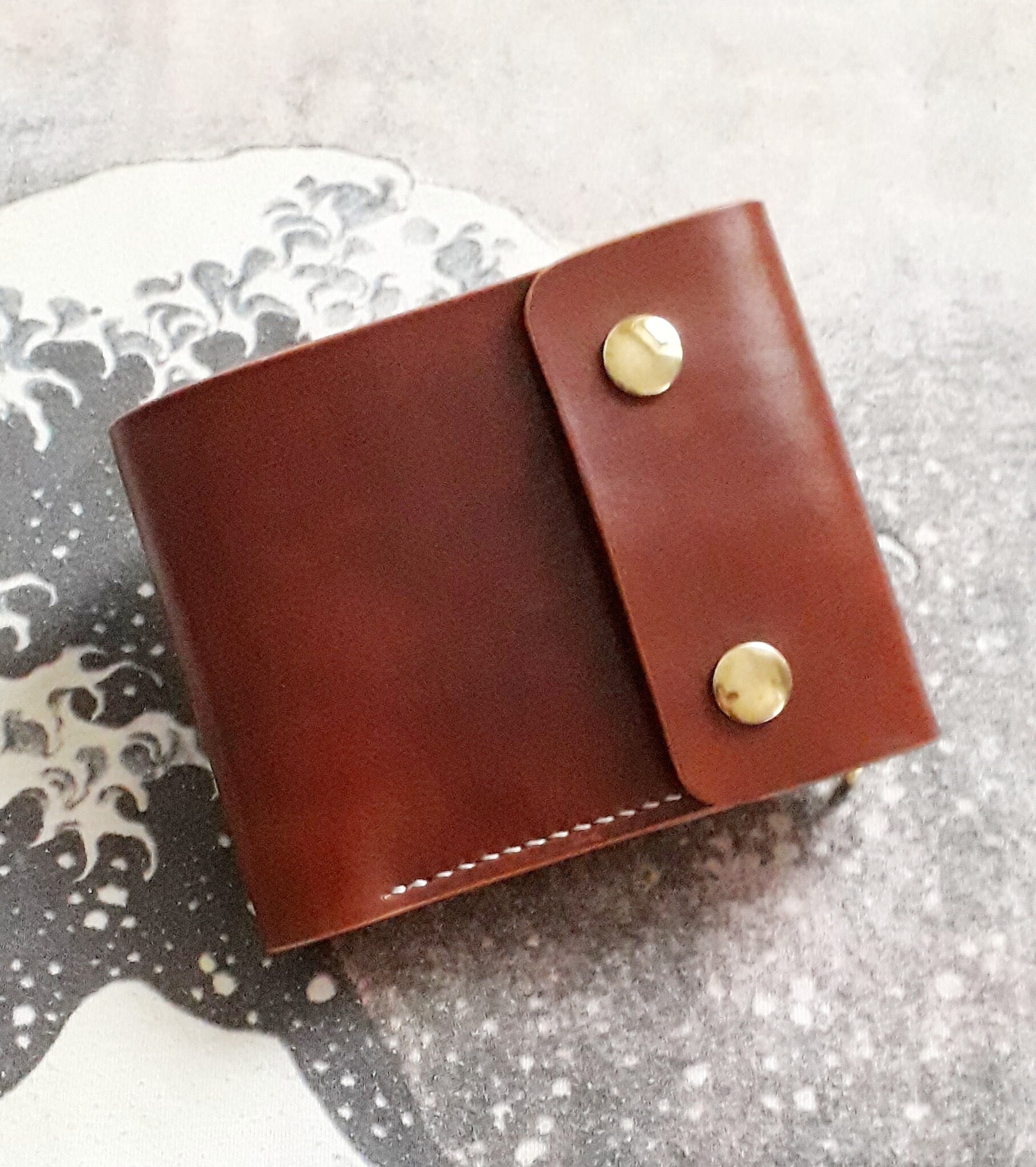 bifold biker wallet