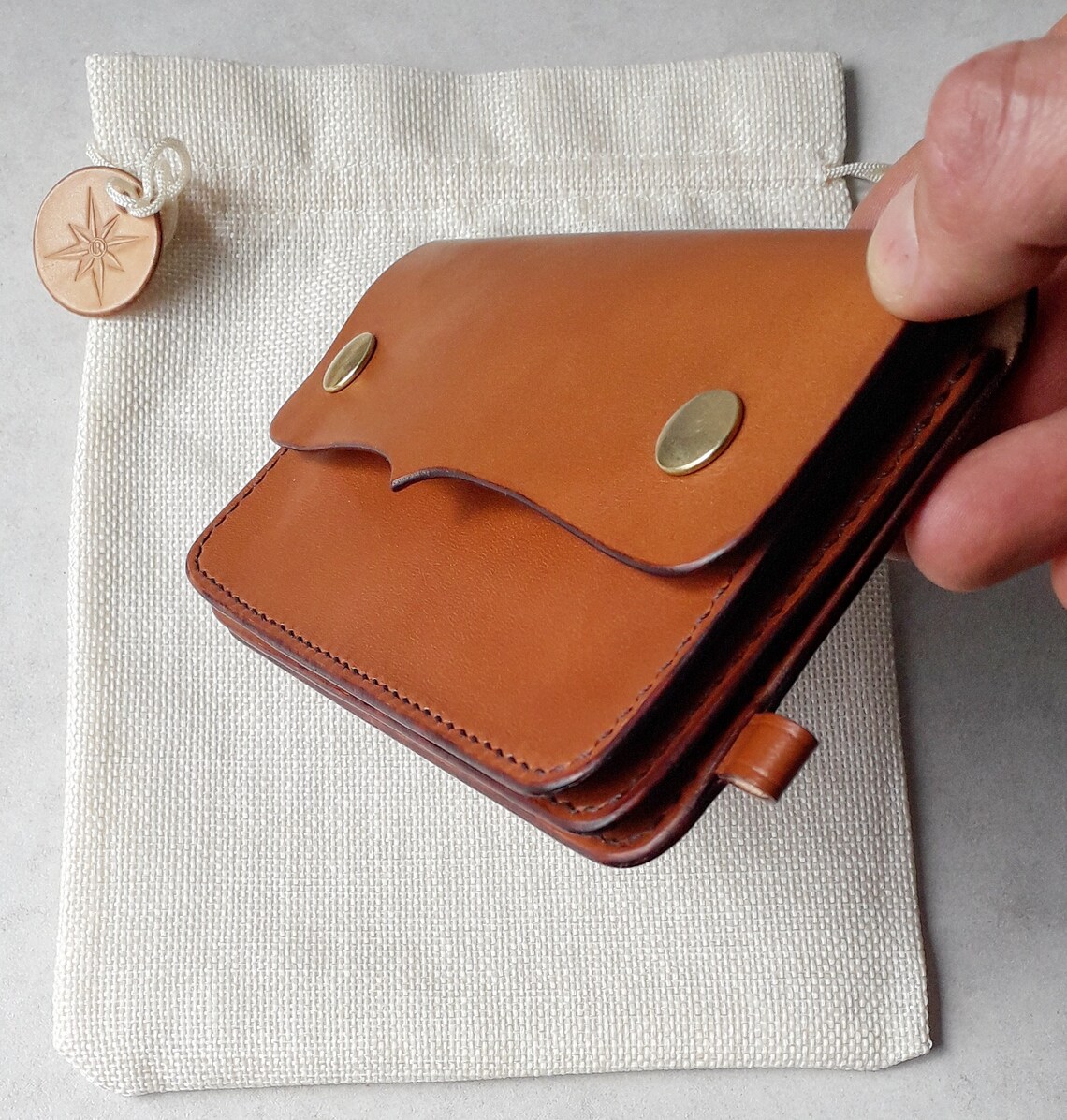 Trucker Wallet Genuine Leather Wallet Trucker Style Vintage Style Gift