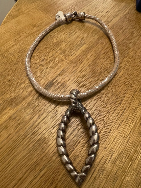 Simon Sebbag Sterling Silver Statement Necklace: … - image 5