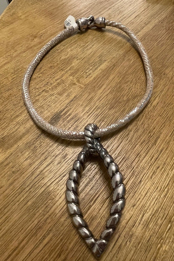 Simon Sebbag Sterling Silver Statement Necklace: … - image 1