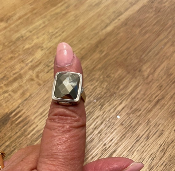Retired Silpada Amarillo Ring: Sterling Silver Designer Jewelry, Size 7