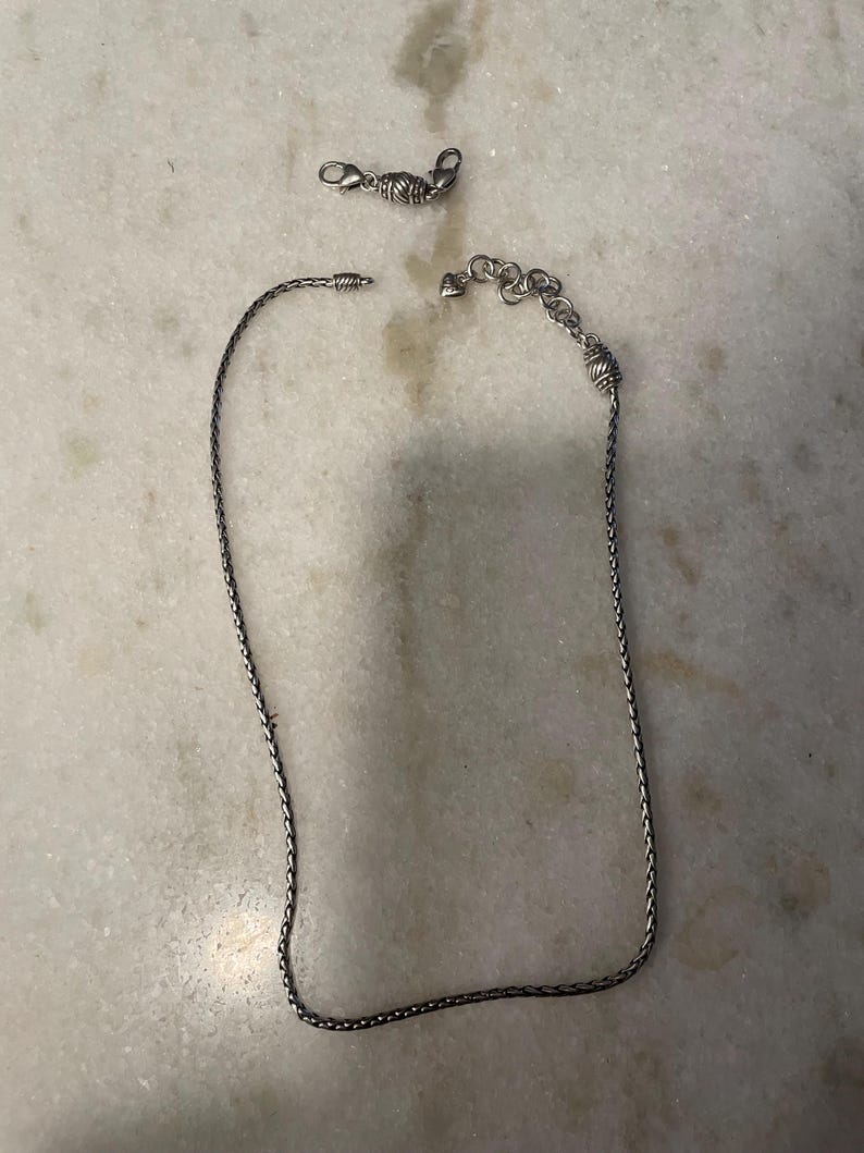 Vintage Brighton Heart Necklace: Silver Plate CZ Designer Jewelry immagine 8