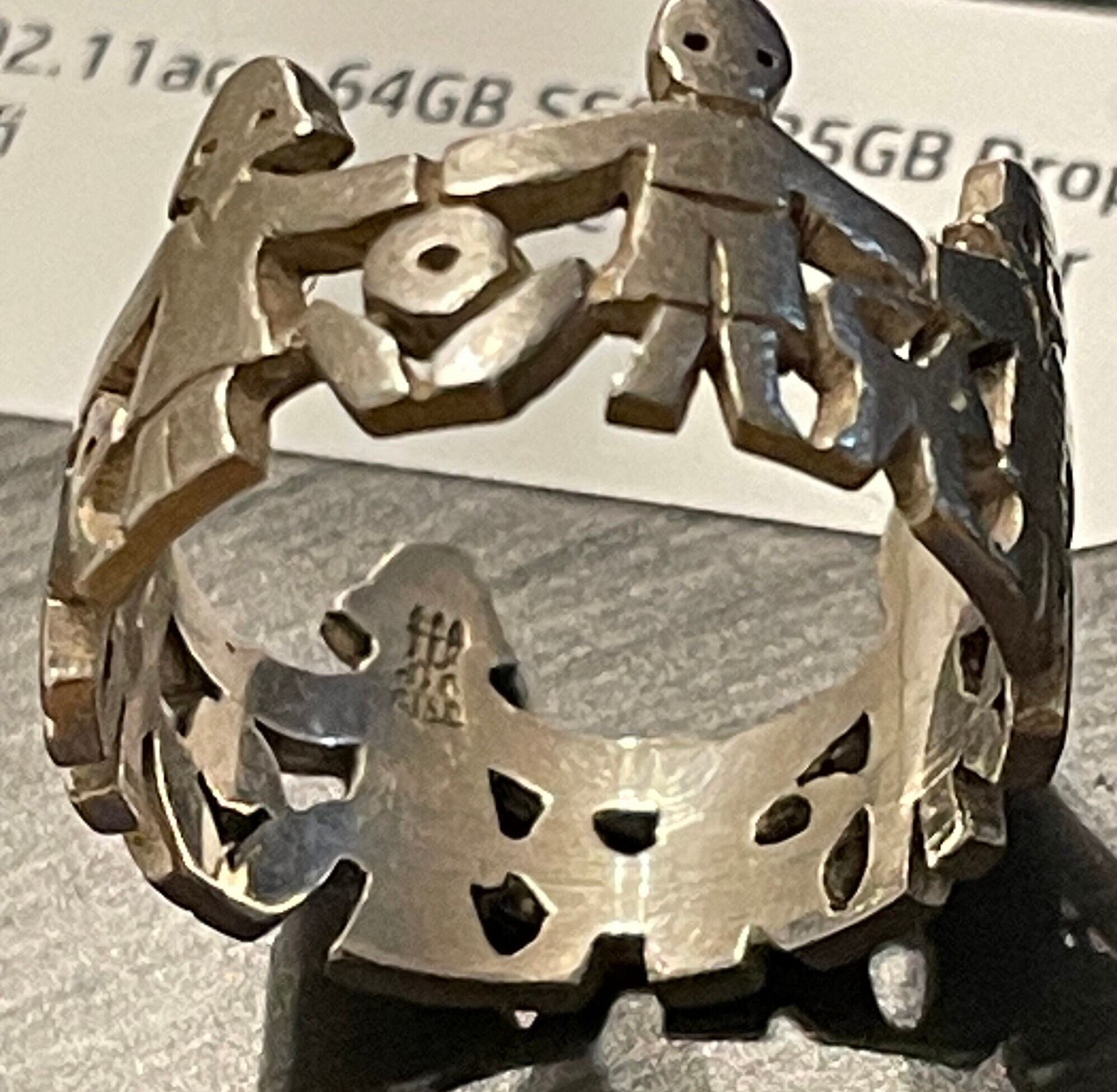 Retired James Avery Children Ring Sterling Silver 925 Size 6.75 Mother