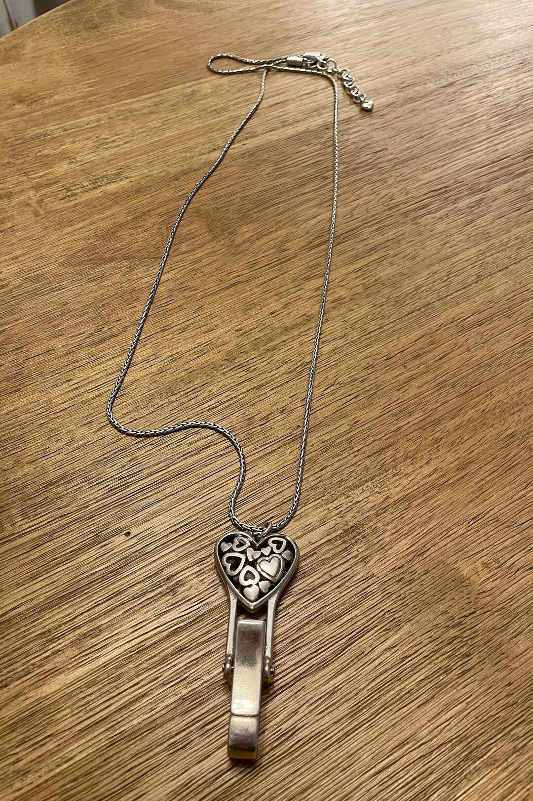 Brighton Lanyard Badge ID Holder Necklace Hearts 34 Etsy