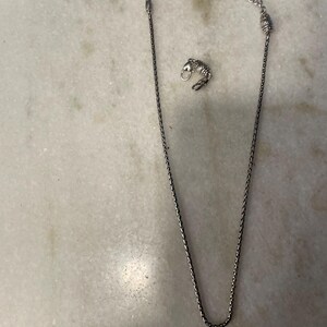 Vintage Brighton Heart Necklace: Silver Plate CZ Designer Jewelry immagine 6