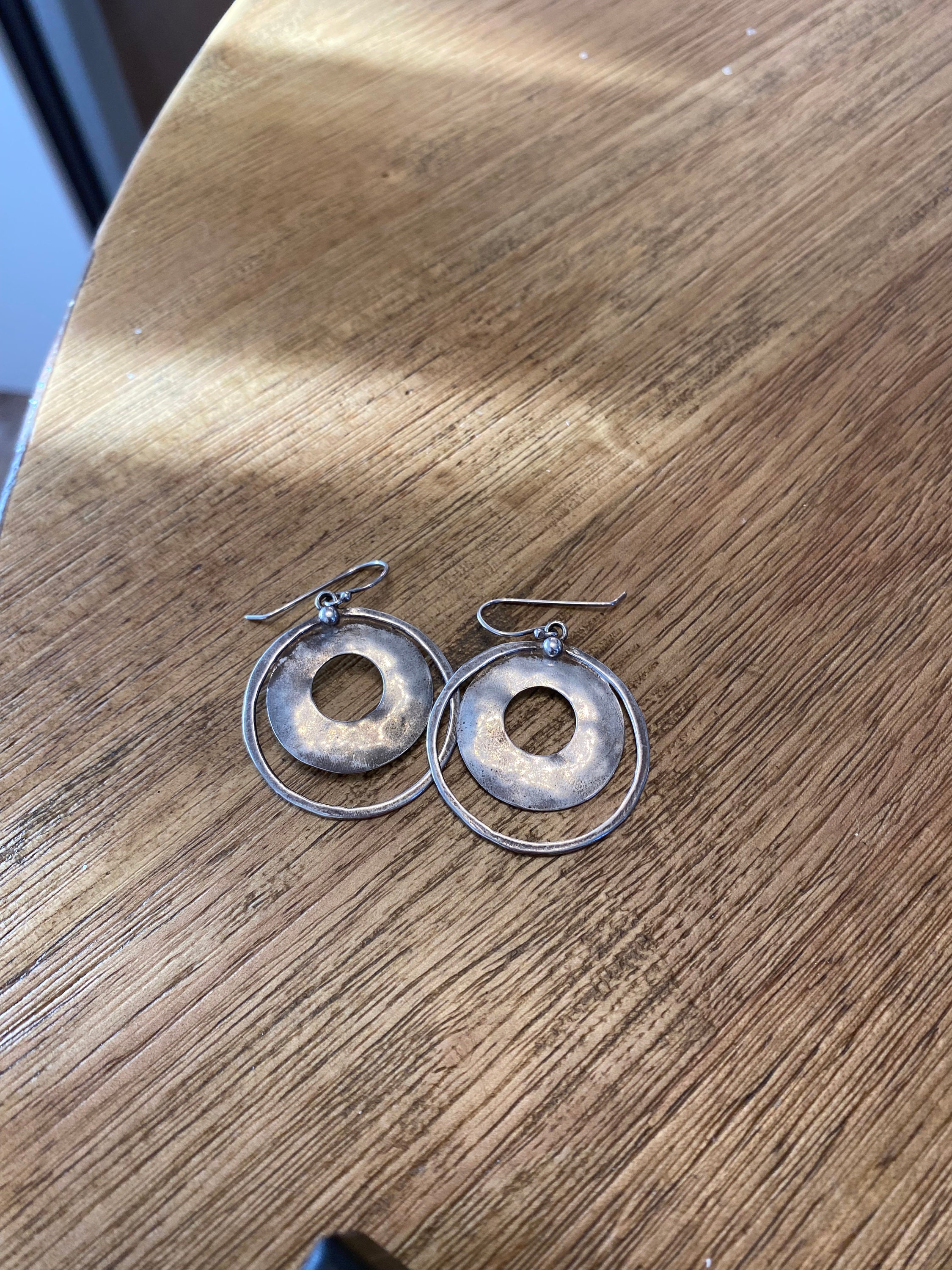 Silpada hammered 2024 hoop earrings