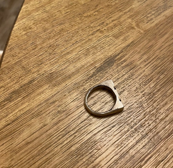 Sterling Silver Southwest Ring: Modernist Stateme… - image 4