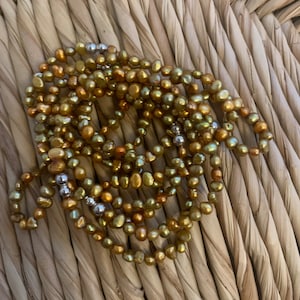 Seven (7) Copper Freshwater Pearl and Sterling Silver Bracelets By Silpada Designs. Vintage. Retired. Designer