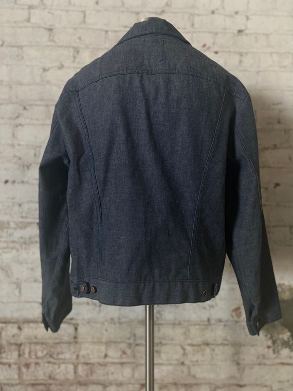 Vintage Maverick Blue Bell Denim Jacket Size 46 O… - image 5