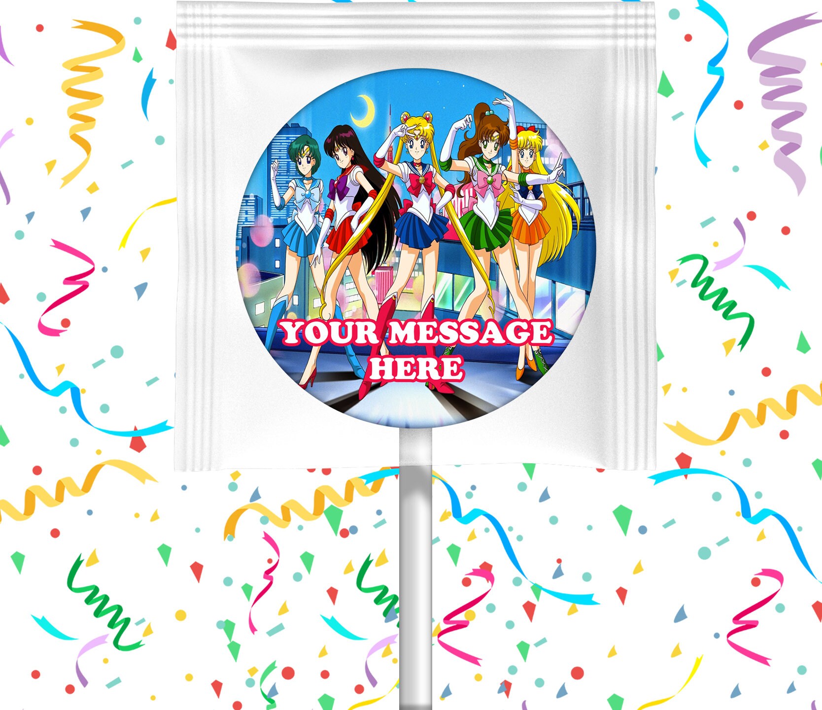 Sailor Moon Party Favors Supplies Decorations Lollipops 12 Pcs | Etsy