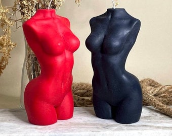 Large Torso Candle