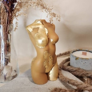 Large Torso Candle